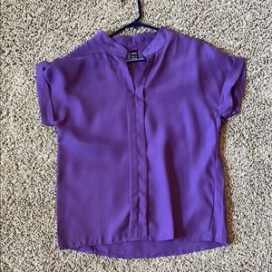 SHEIN Purple Blouse